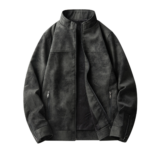 Back View Ferdinand Vegan Leather Jacket